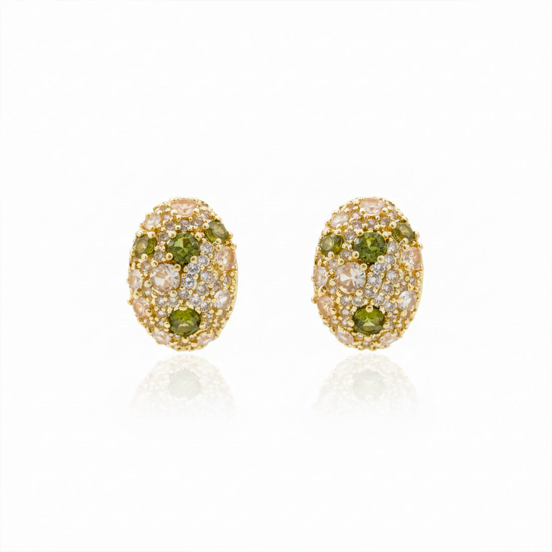 Spark Elliptical Post Ear Studs GWE -124