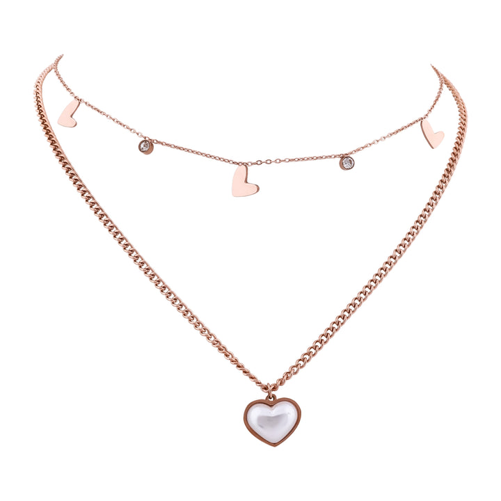 Moti Love 2 Tier Women Neckless Link GWN -17