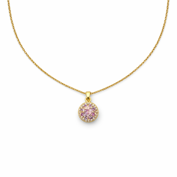 Amethyst-Purple Cubic Zirconia Women Neckless GWN -89