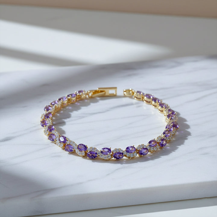 Purple Halo Bracelet