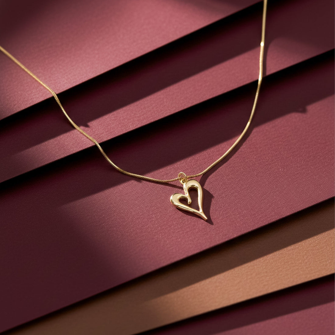 Gold-Toned Unclosed Love Accent Link Set GWN -62