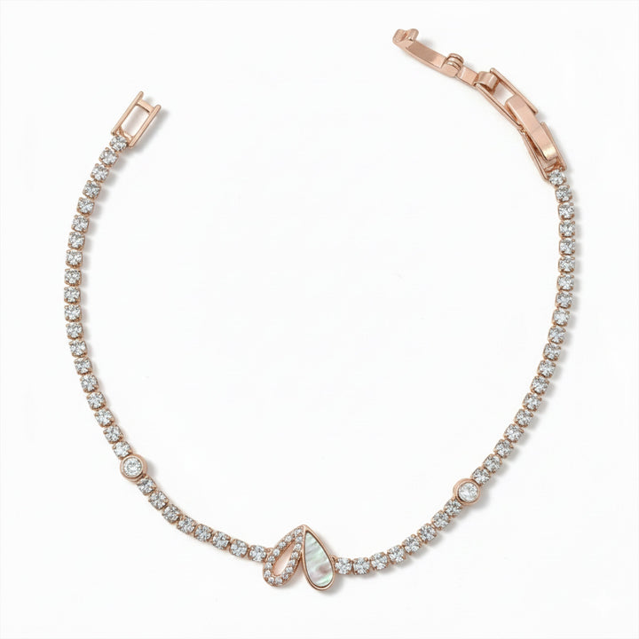 Rosette Gold Moti Dangle Line Kangan GWB -97