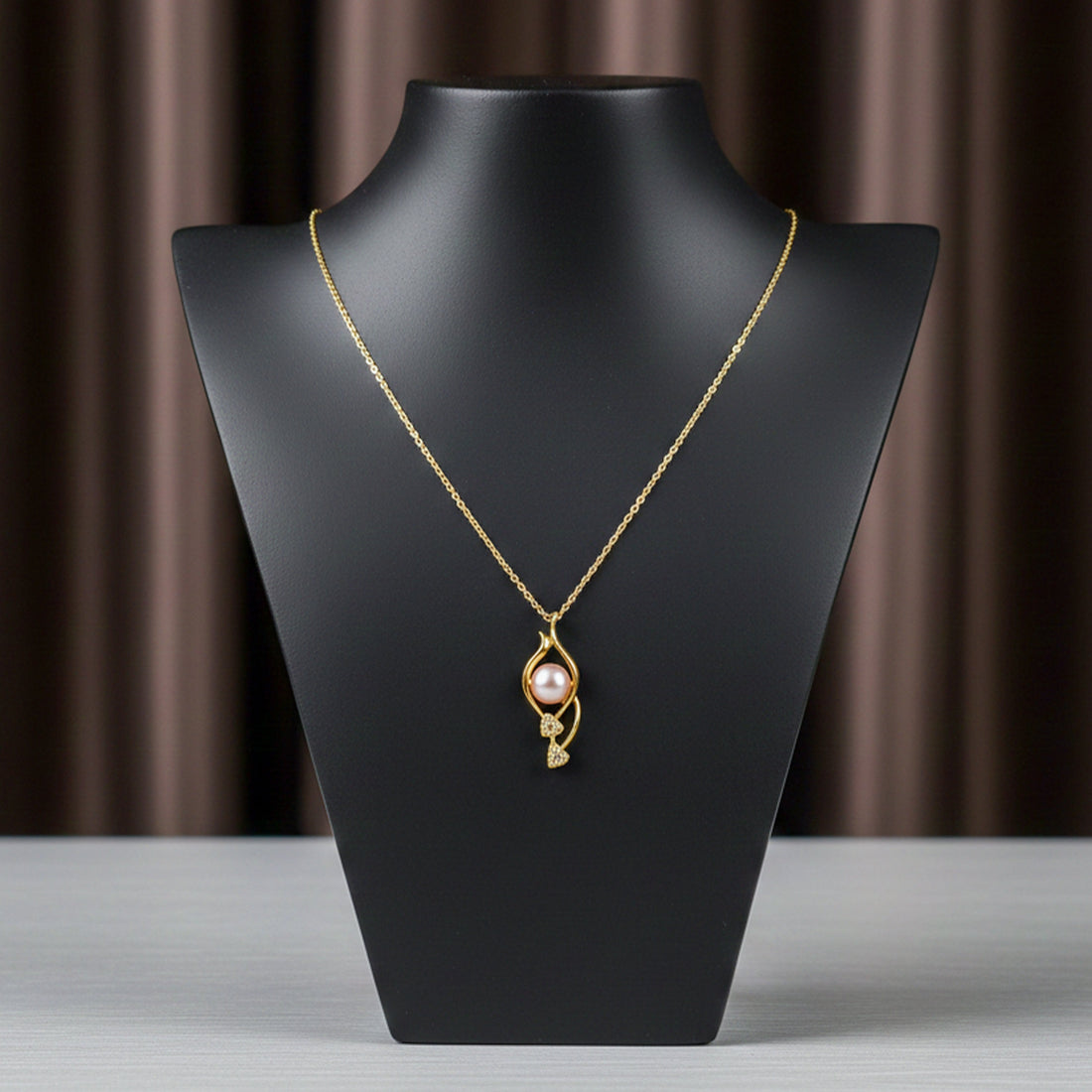 Women Necklace Elegant Teardrop Gold jewellery - Finora Jewels