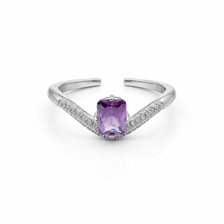 Silver Amethyst Band GWR -60