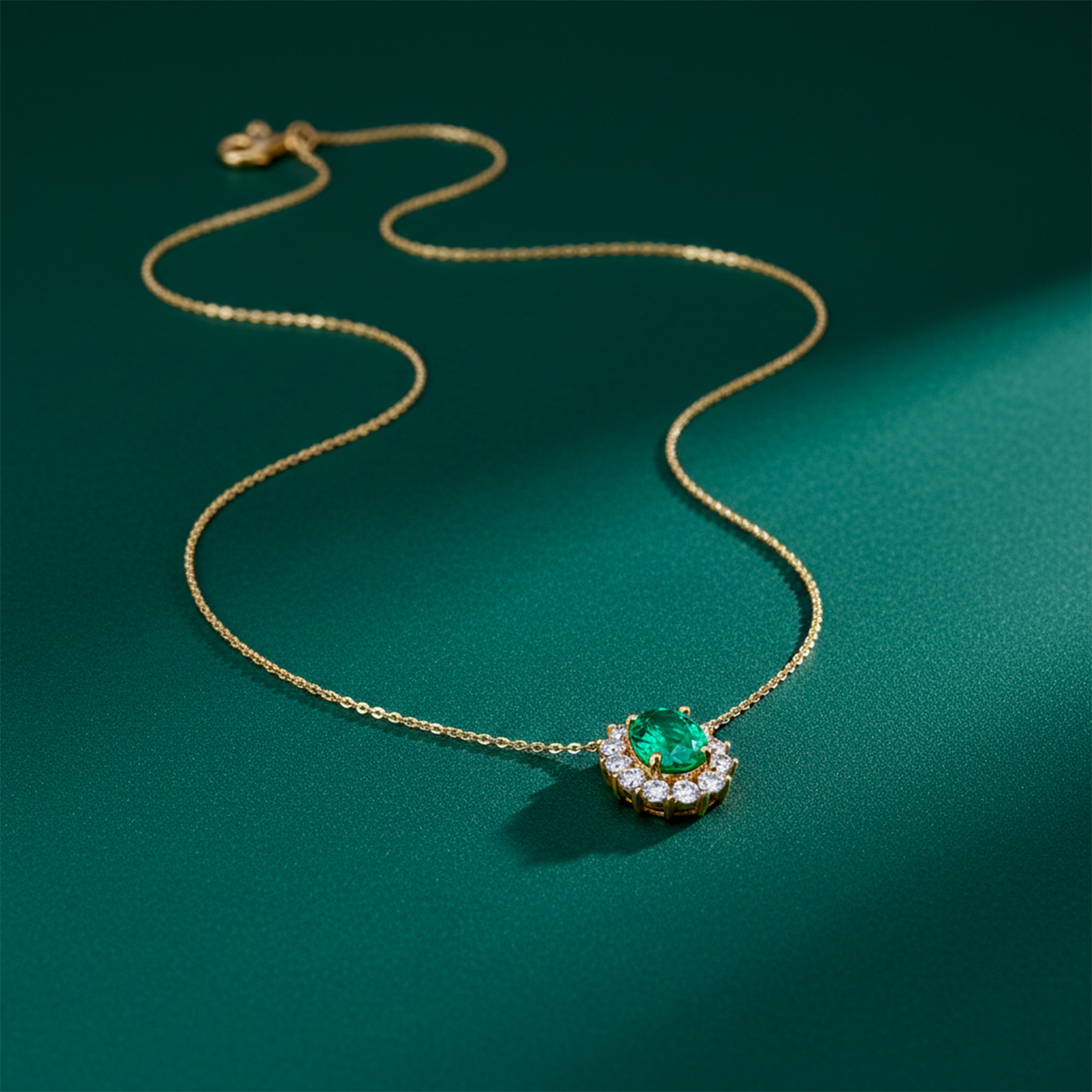 Verde-Cut Jade Gemstone Women Neckless GWN -92