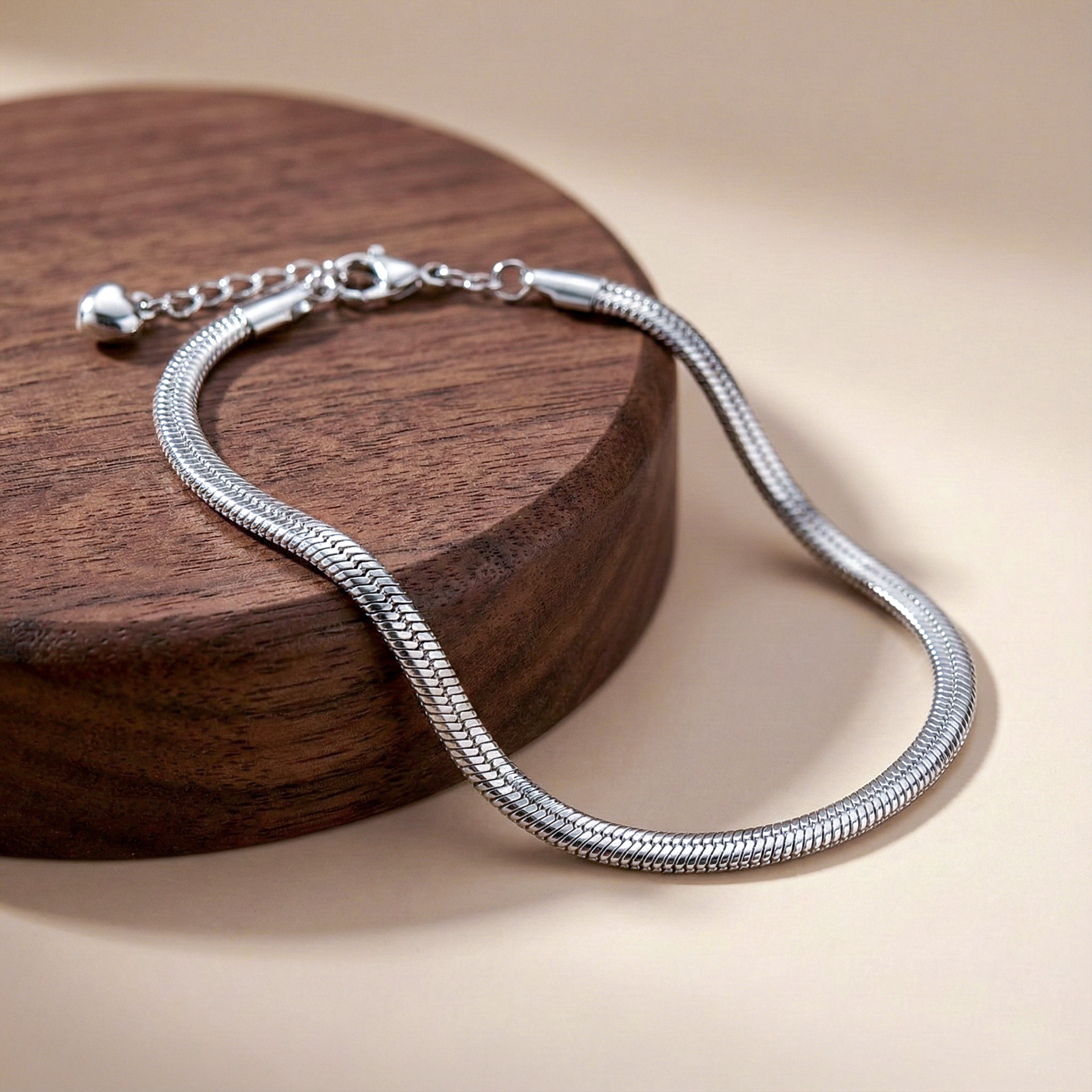 Silver Serpent Link Payal GWA -33