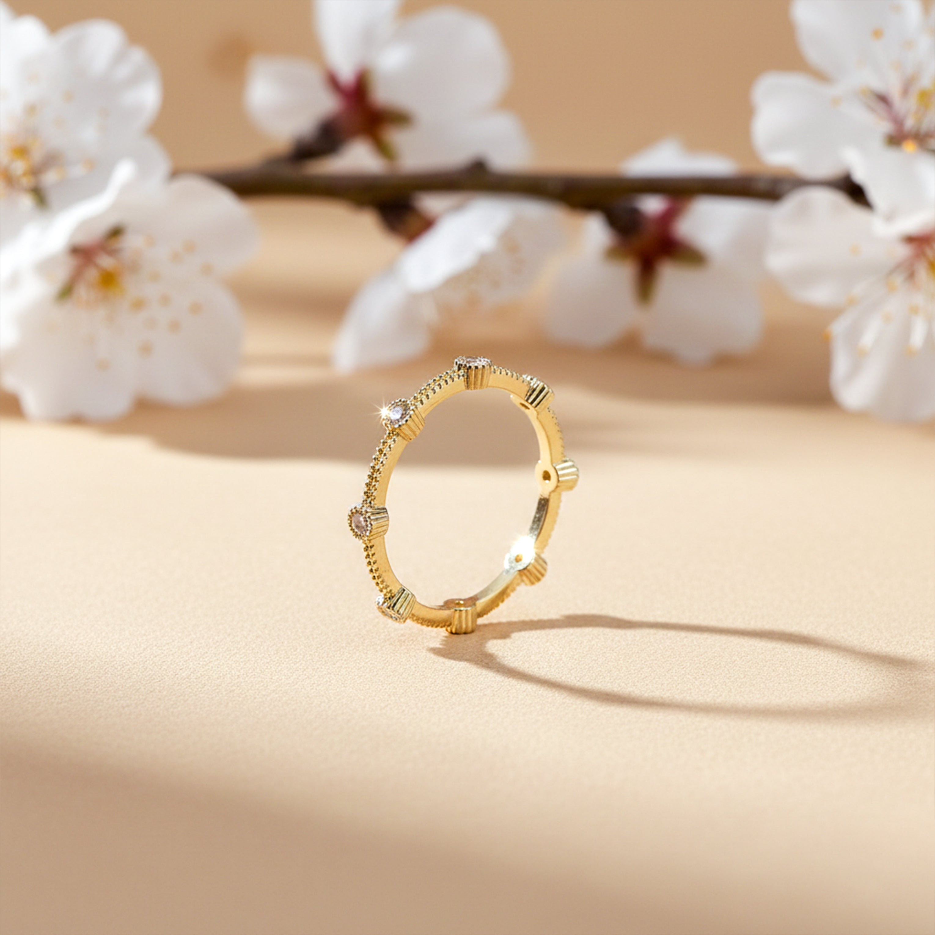 Gold-Toned Spark Band GWR -24