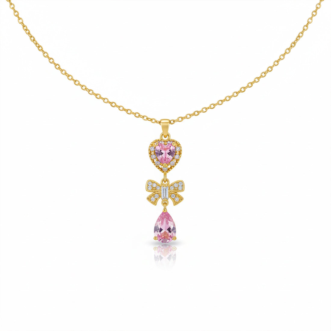 Bloom Dangle Locket Link Set GWN -124