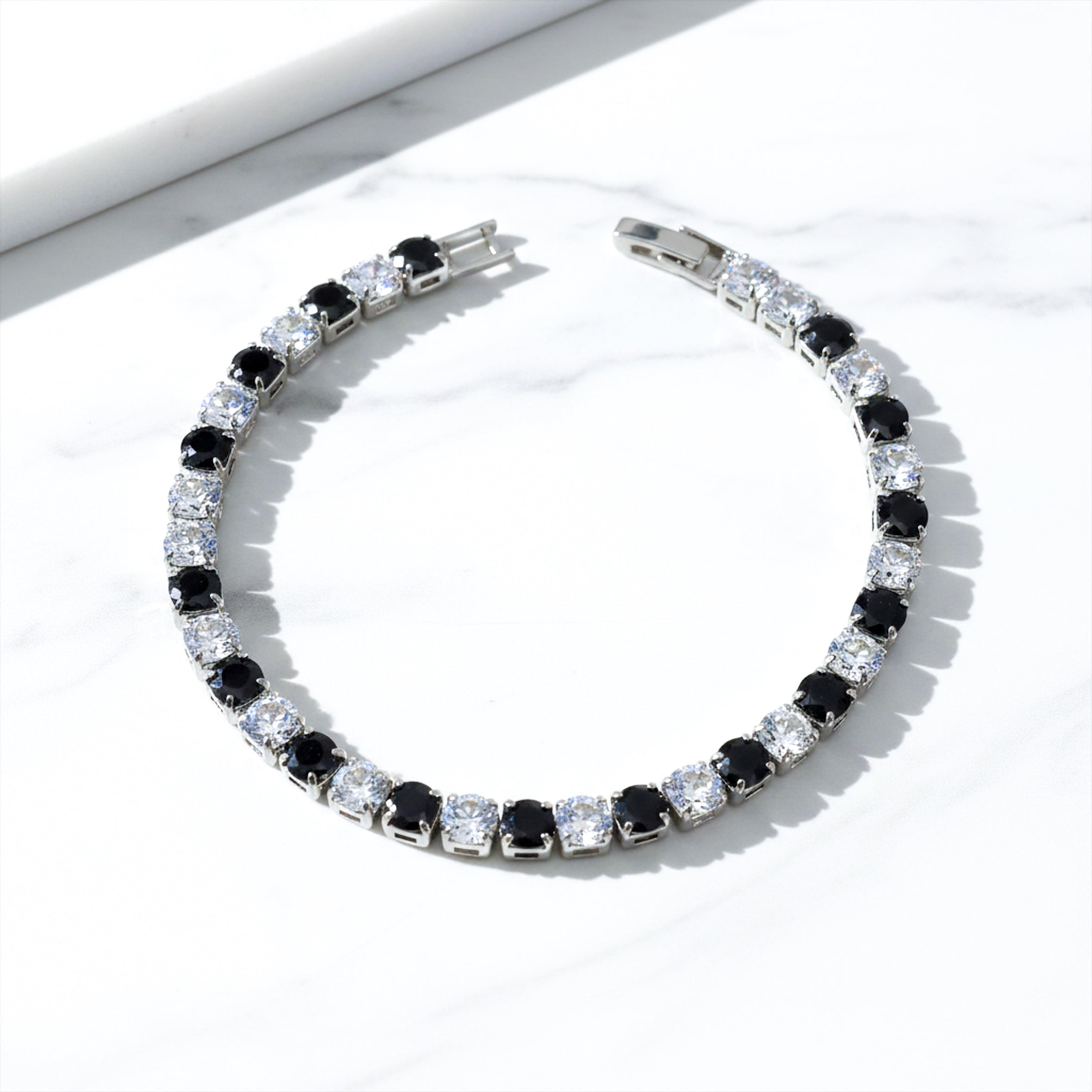 Black & Ivory Cubic Zirconia Kangan GWB -57
