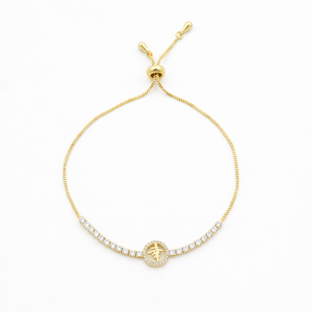 Gold Lucky Symbol Bracelet for women - Finora Jewels