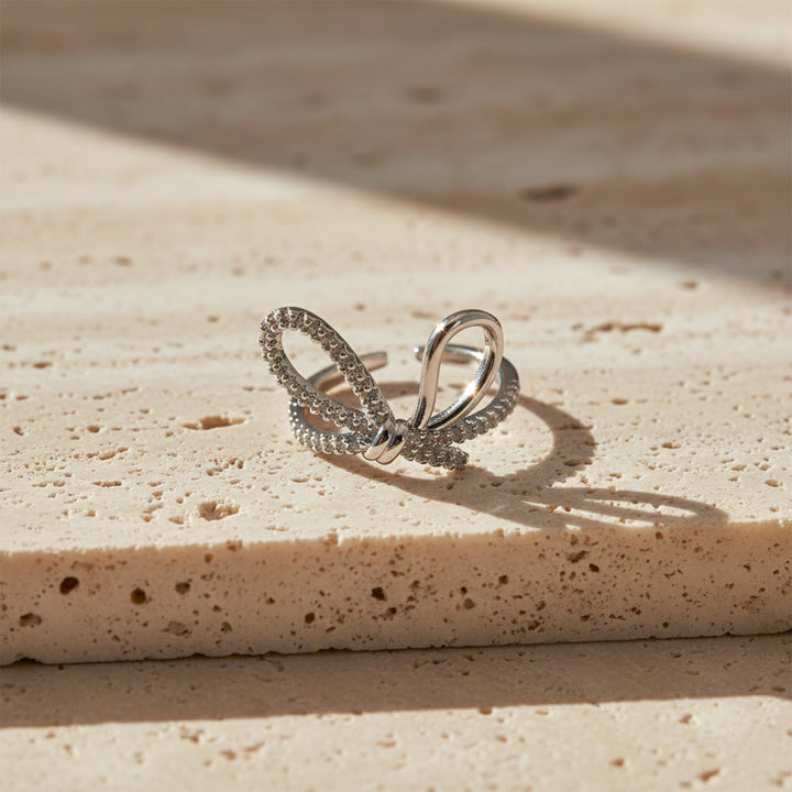 Bow Knot Adjustable Ring