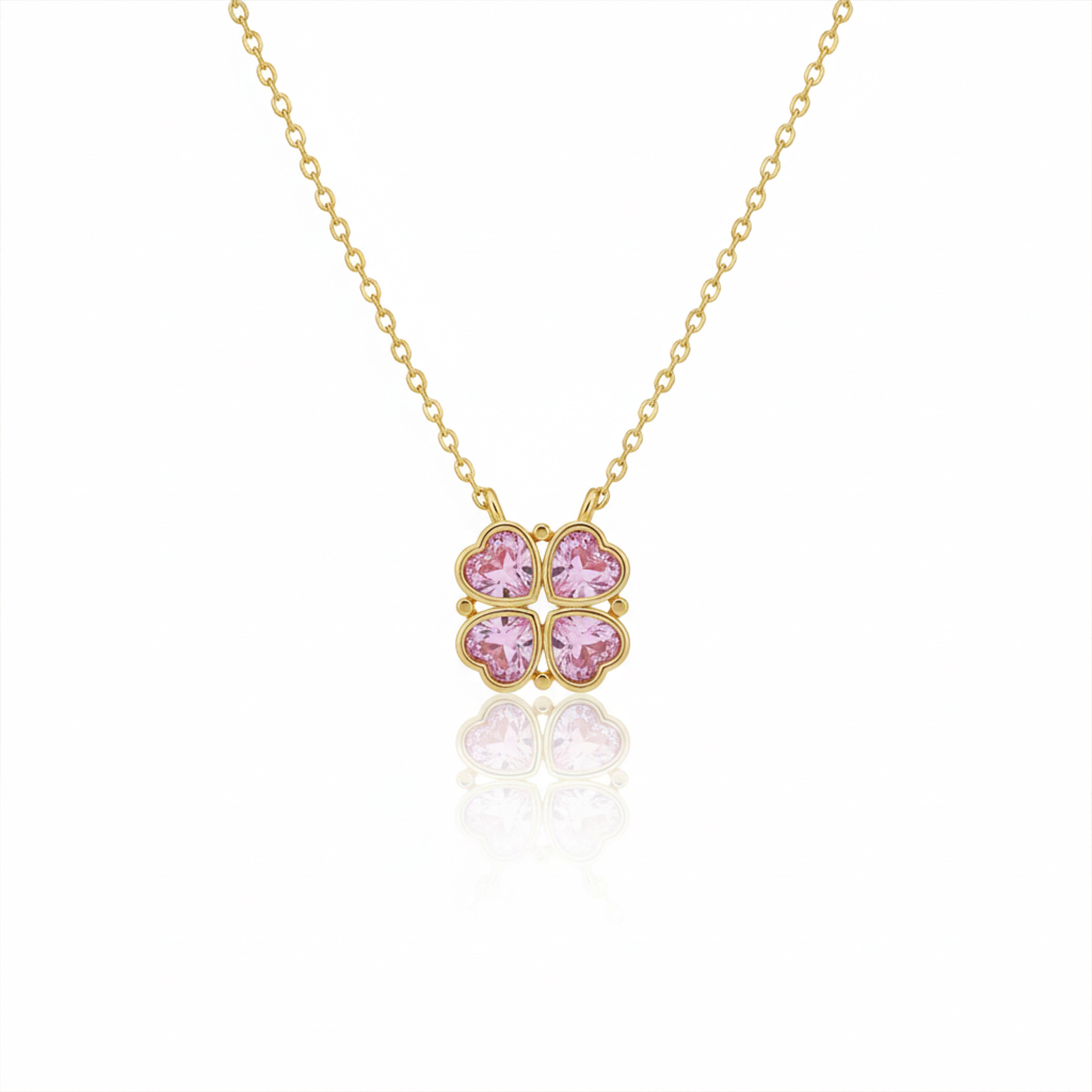 Quatrefoil Love Locket Link Set GWN -85