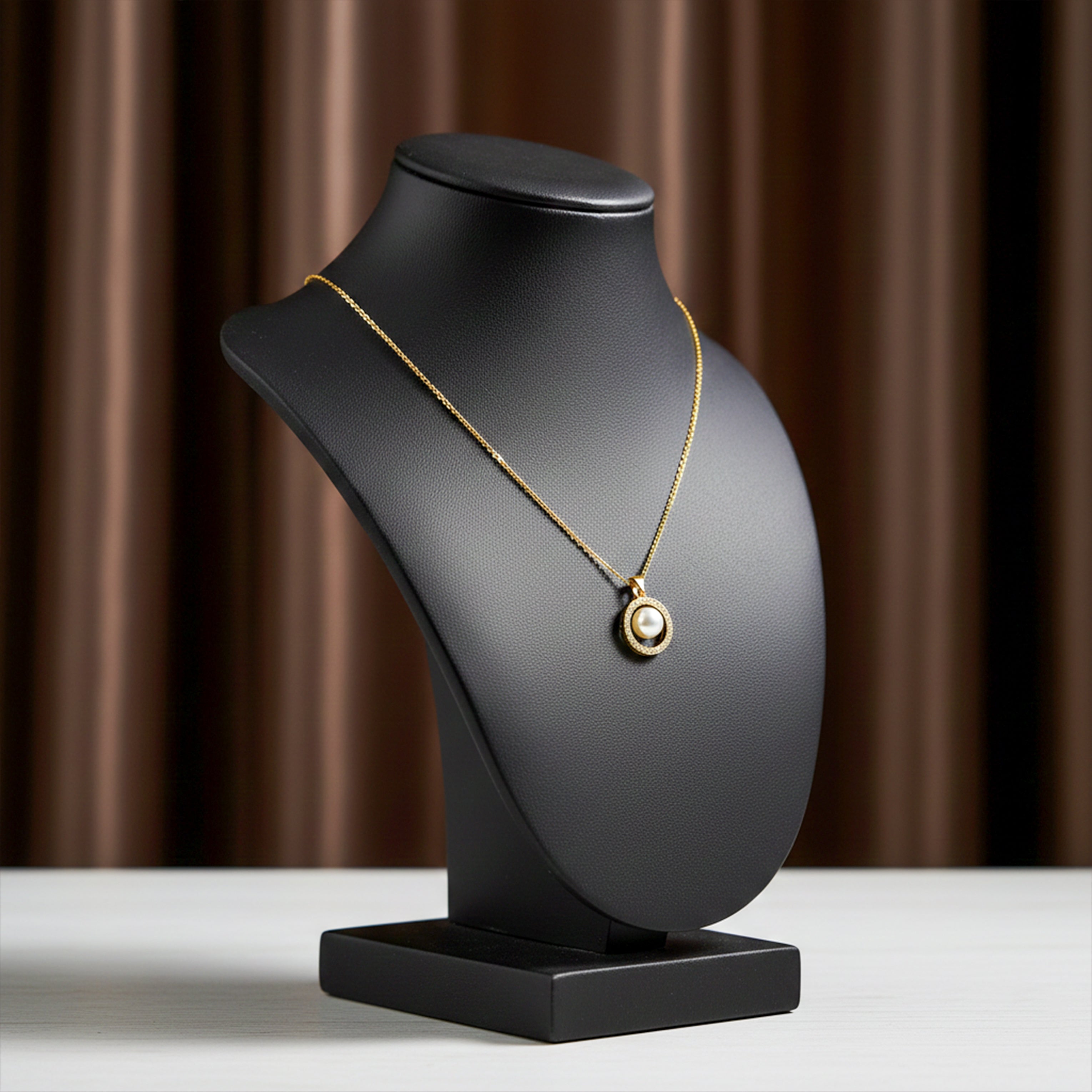 Gold-Toned Moti Encircled Elegance Link Set GWN -57