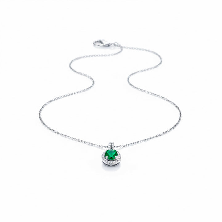 Graceful Silver Circular Encircled Women Link Set GWN -161