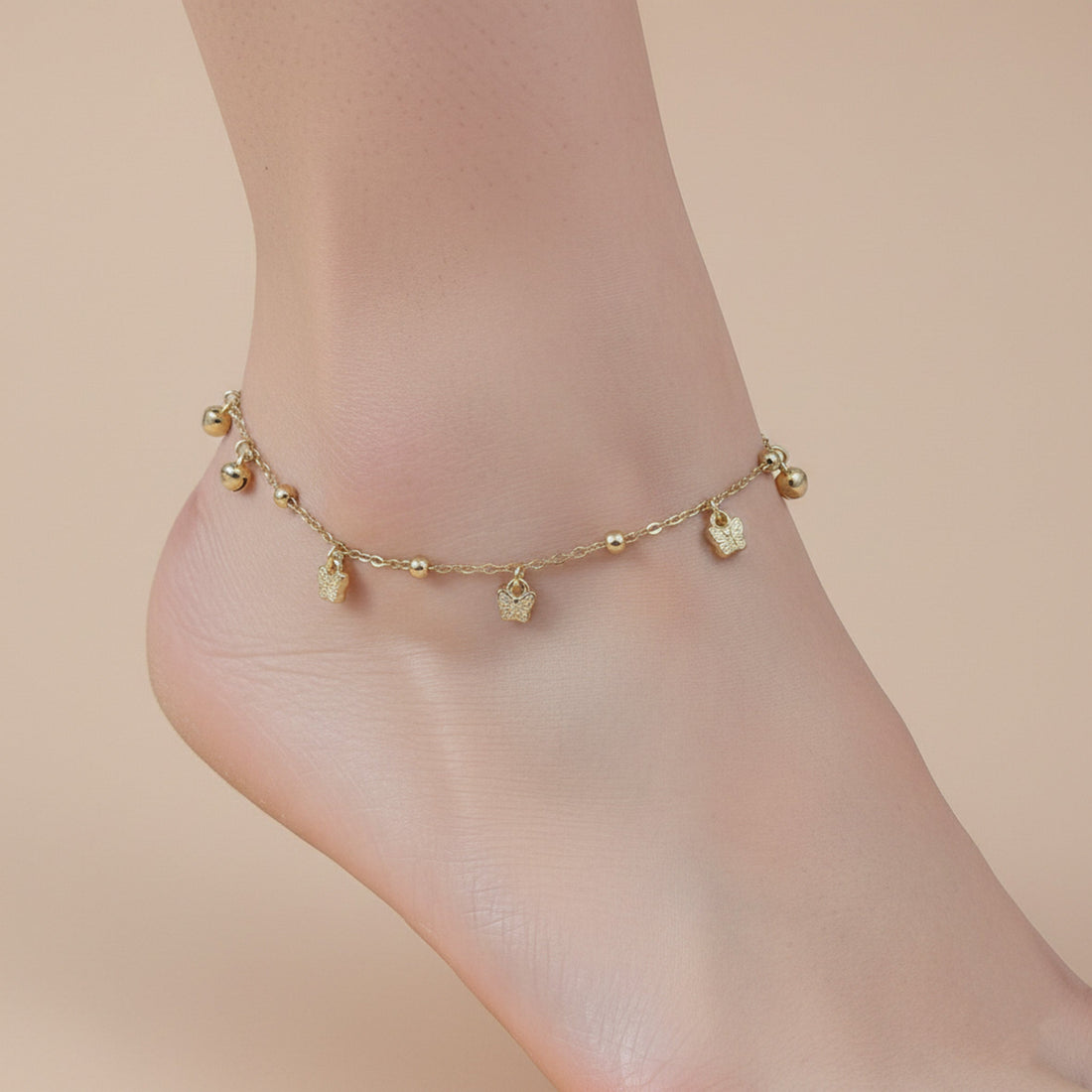 Gold Papillon Accent Payal GWA -56