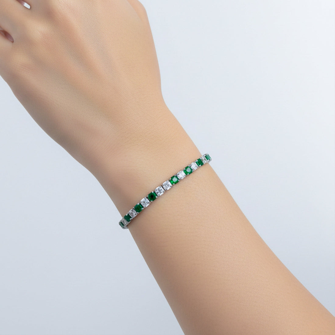 Verde & Zirconia Stone Line Kangan GWB -70
