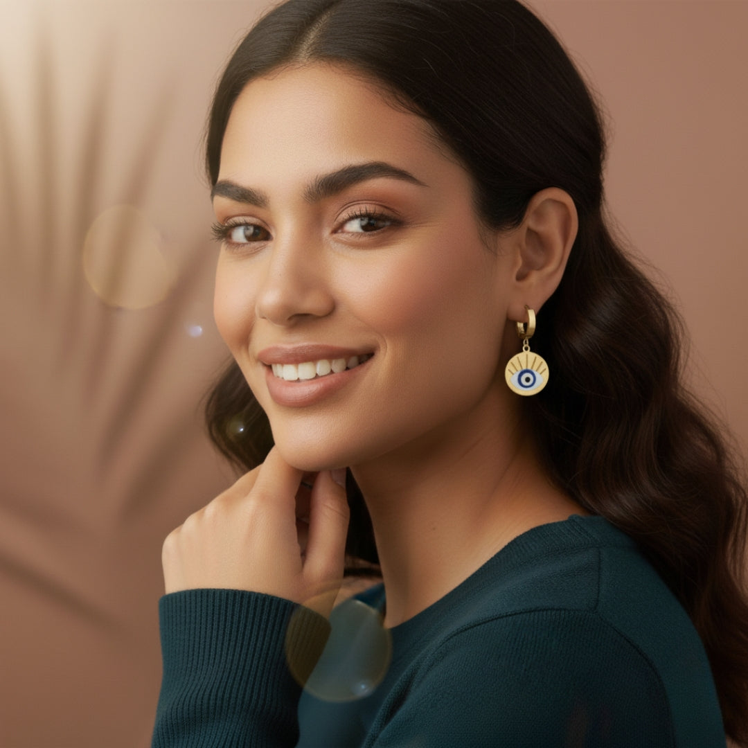 Nazar Circular Earing GWE -5