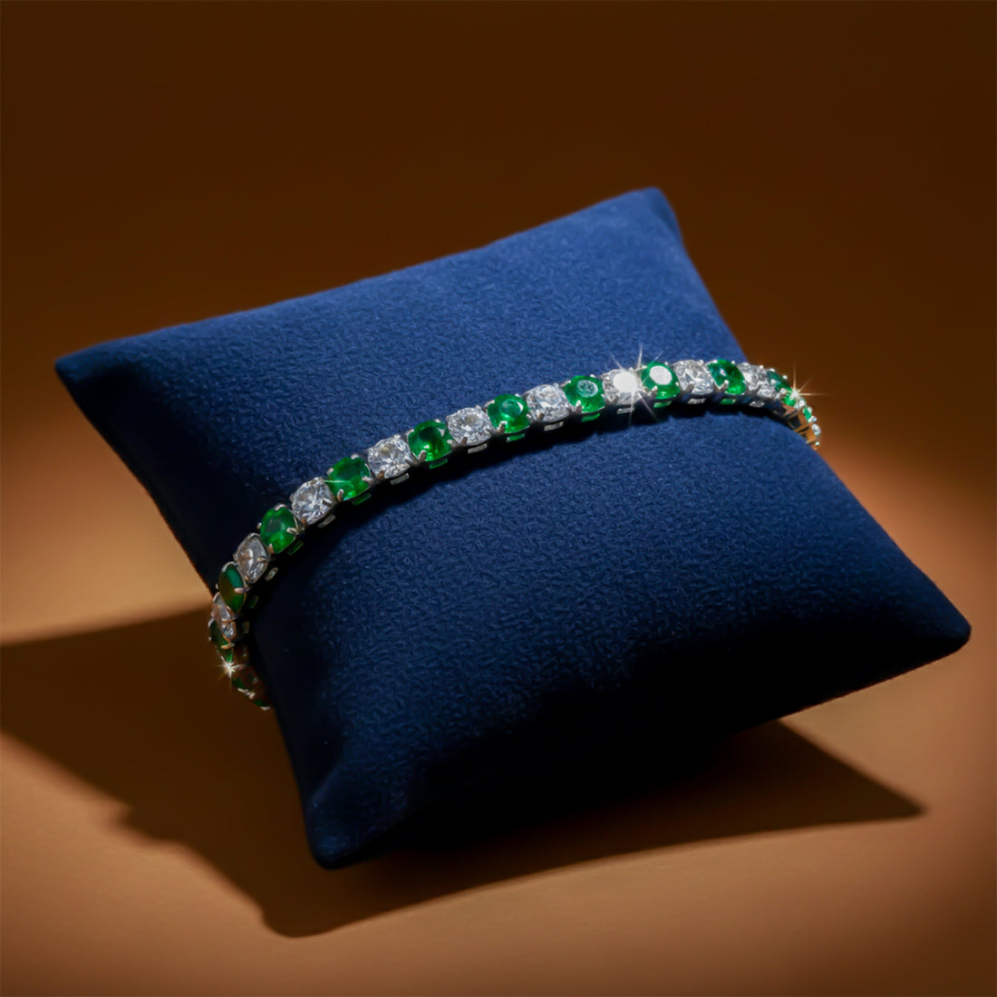 Verde & Zirconia Stone Line Kangan GWB -59