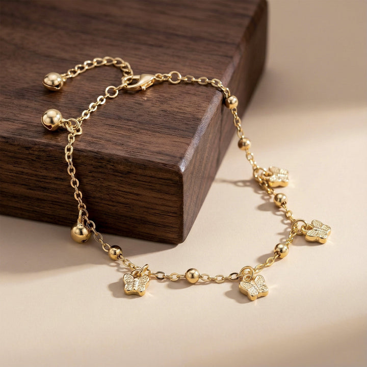 Gold Papillon Accent Payal GWA -56