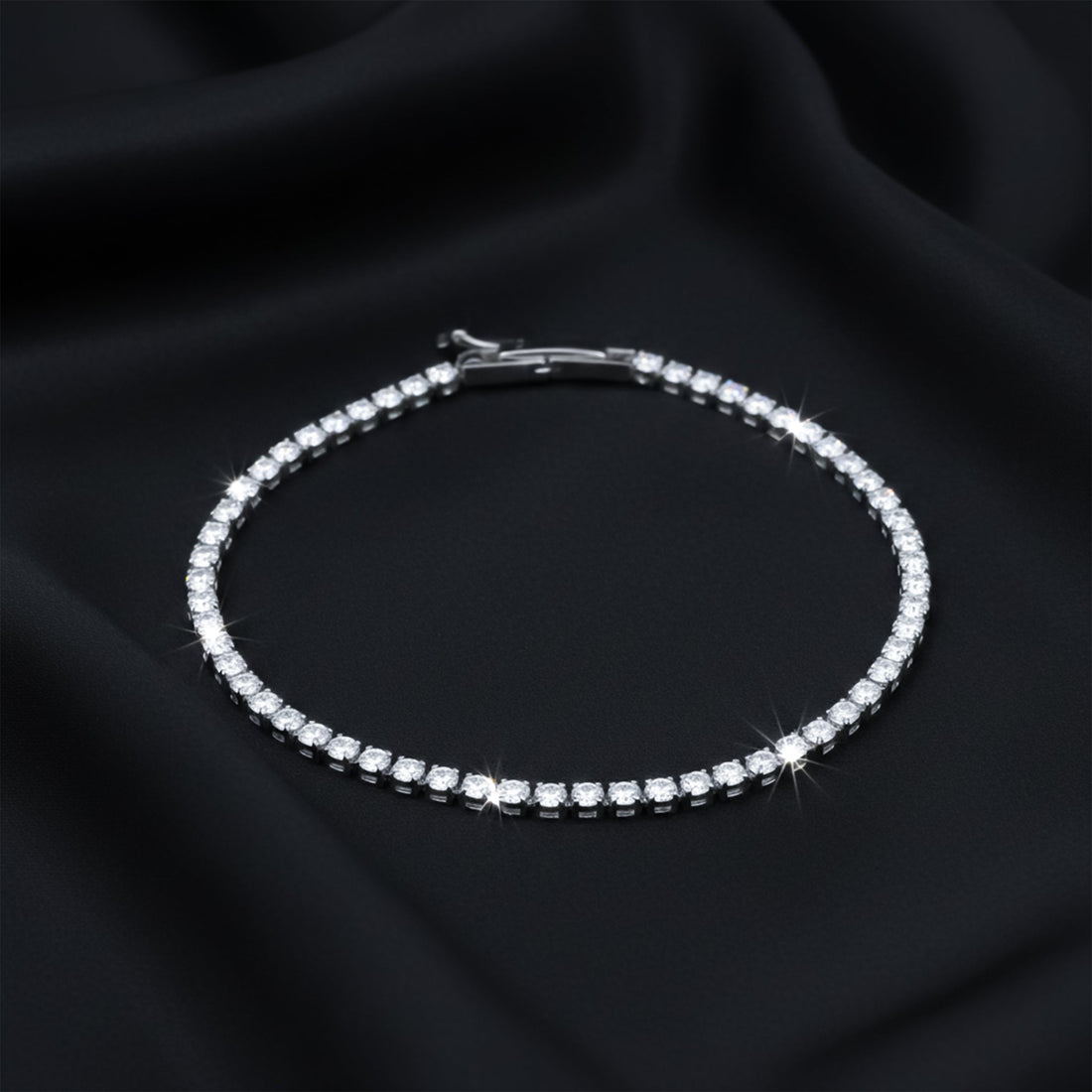 Ishq Silver Solo-Stone Braclate GWB -30