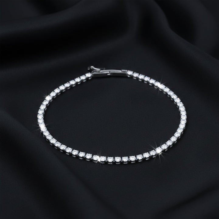 Ishq Silver Solo-Stone Braclate GWB -30