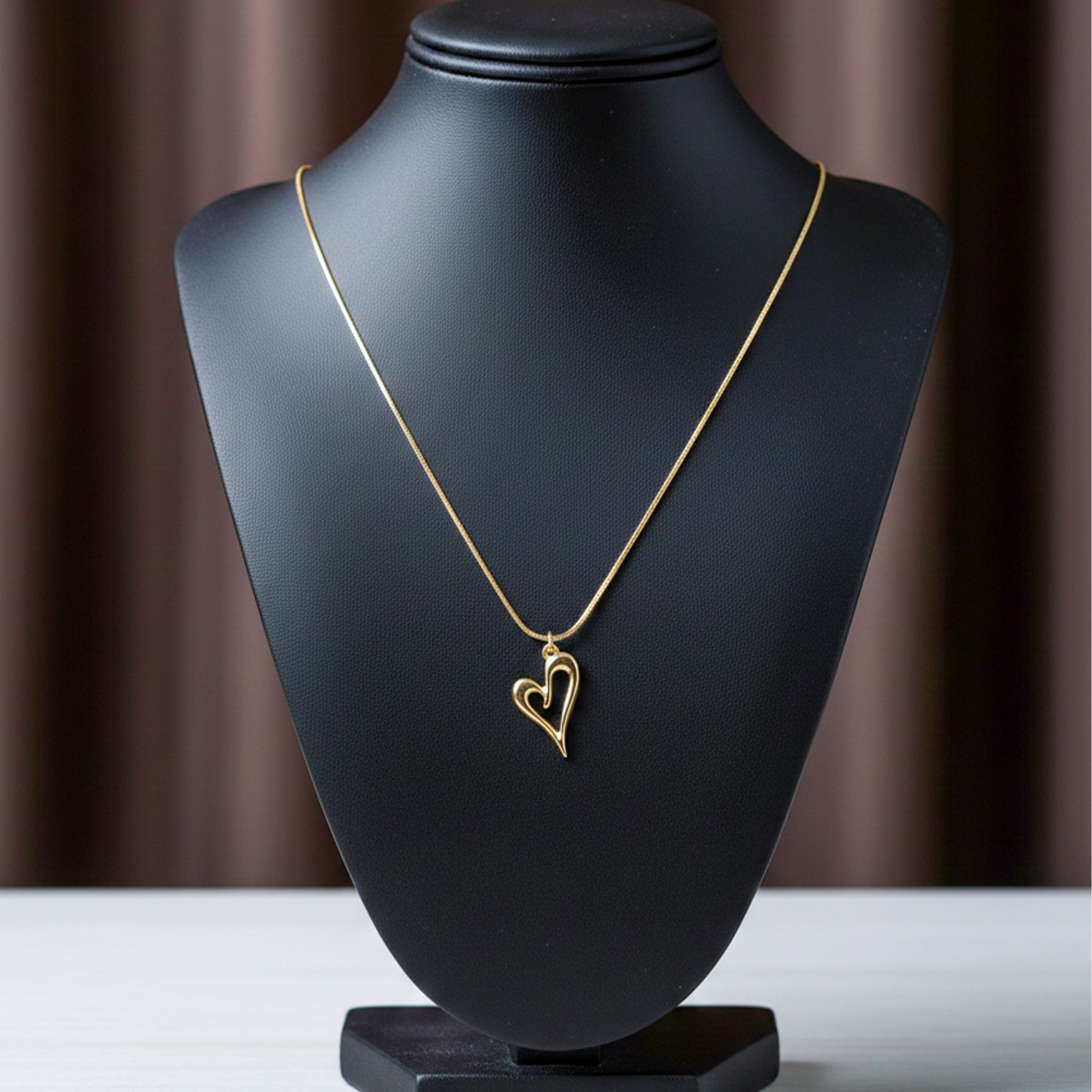 Gold-Toned Unclosed Love Accent Link Set GWN -62