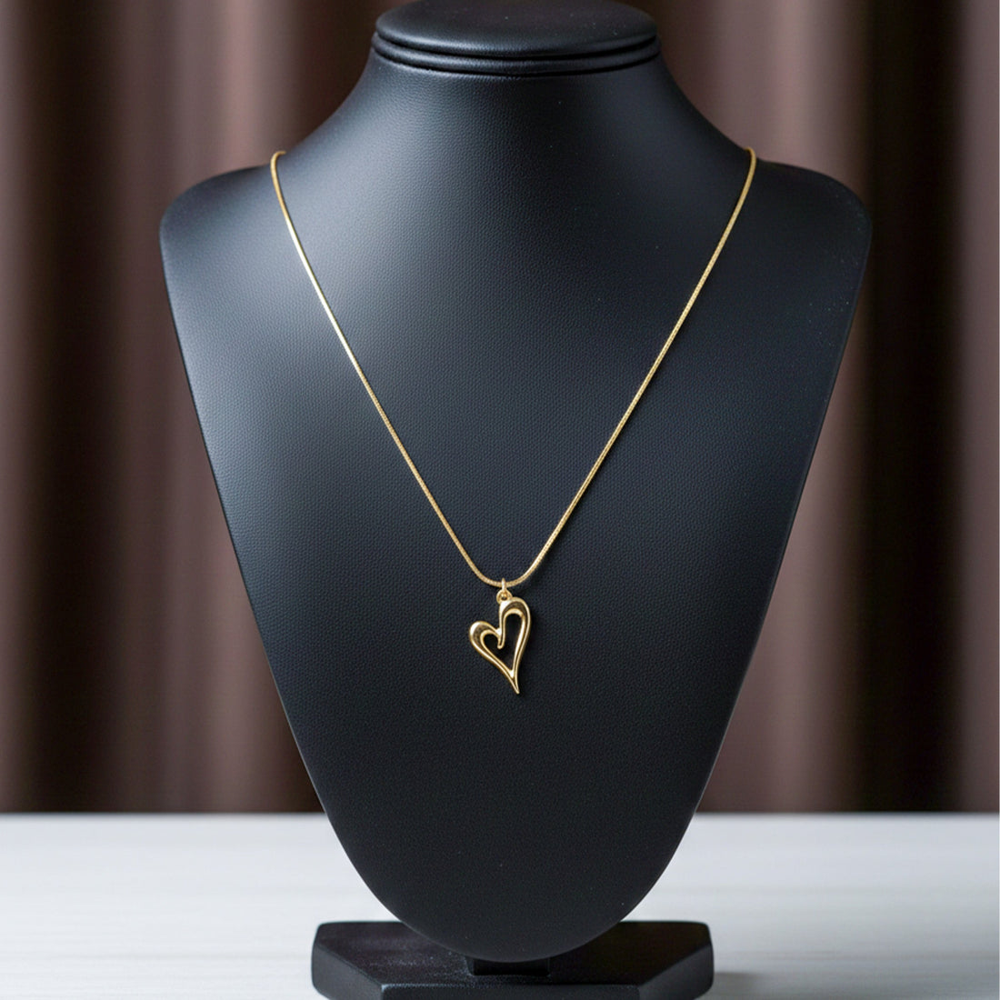 Gold-Toned Unclosed Love Accent Link Set GWN -62