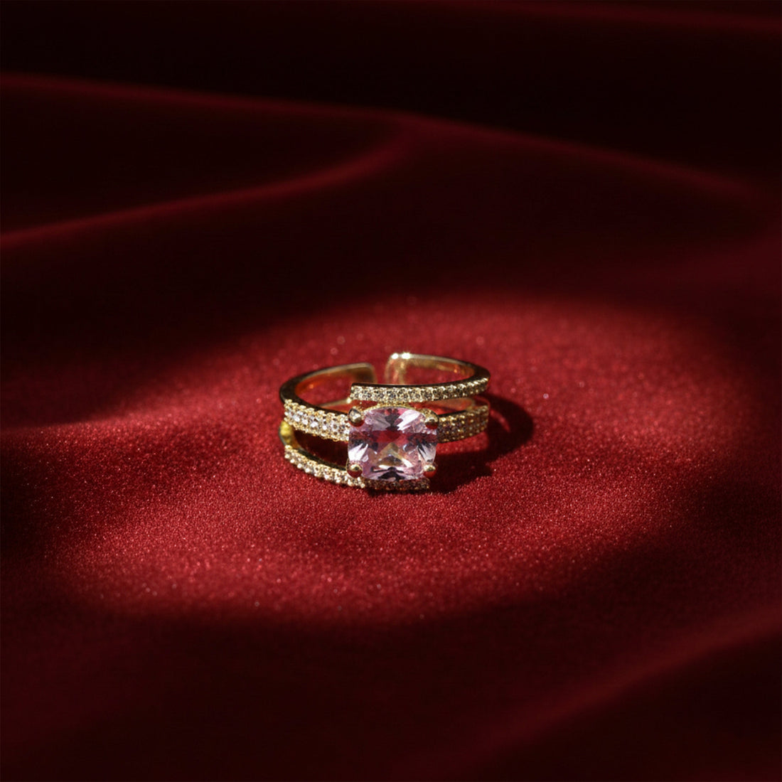 Blush Square-Cut Princess-Cut Band GWR -48