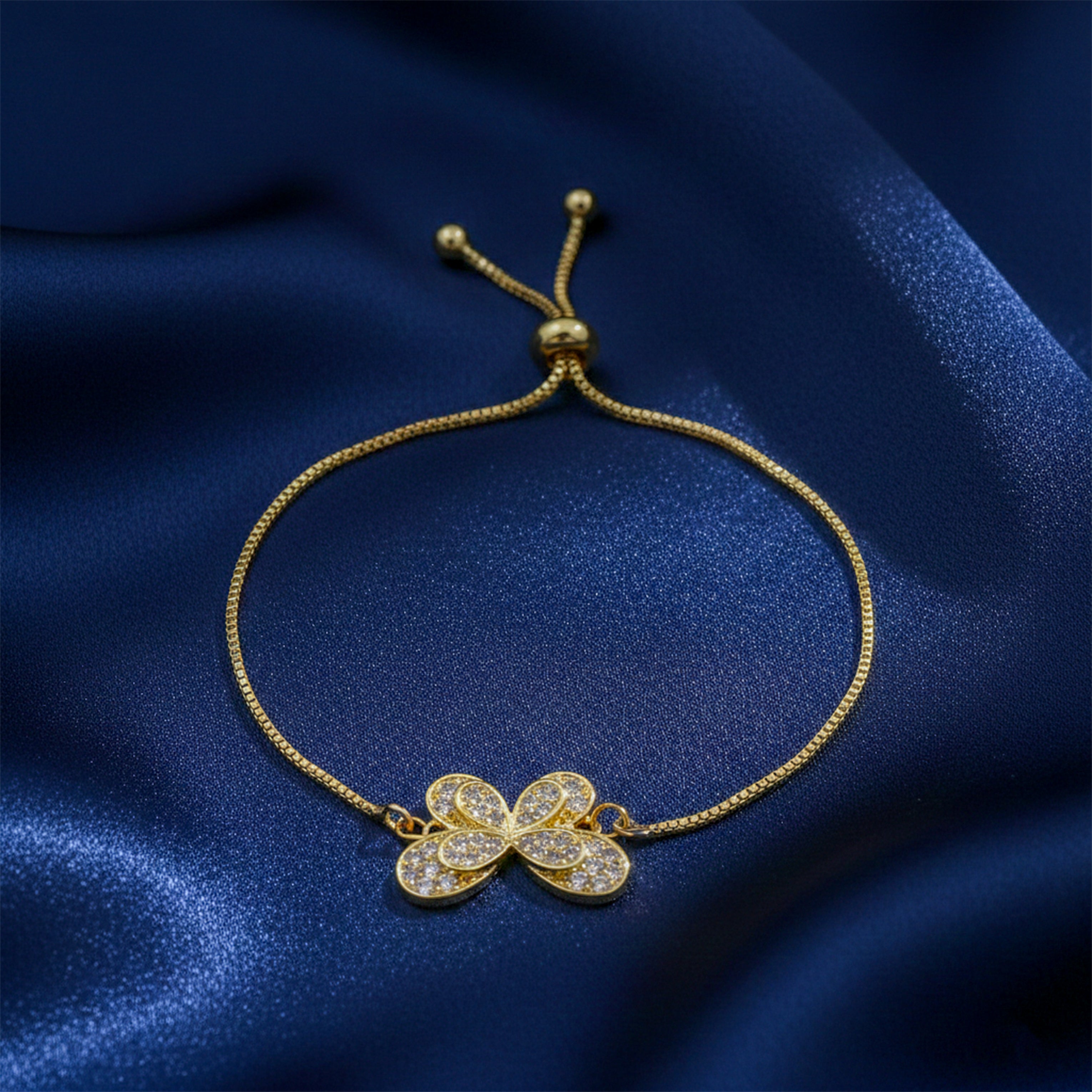 CZ Butterfly Earrings for women in Gold - Finora Jewels