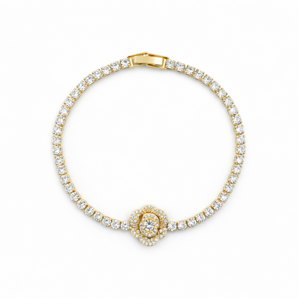 Gold Bloom Line Kangan GWB -79