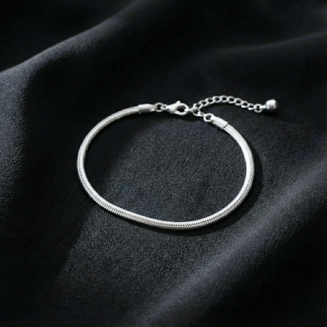 Silver Serpent Link Payal GWA -33