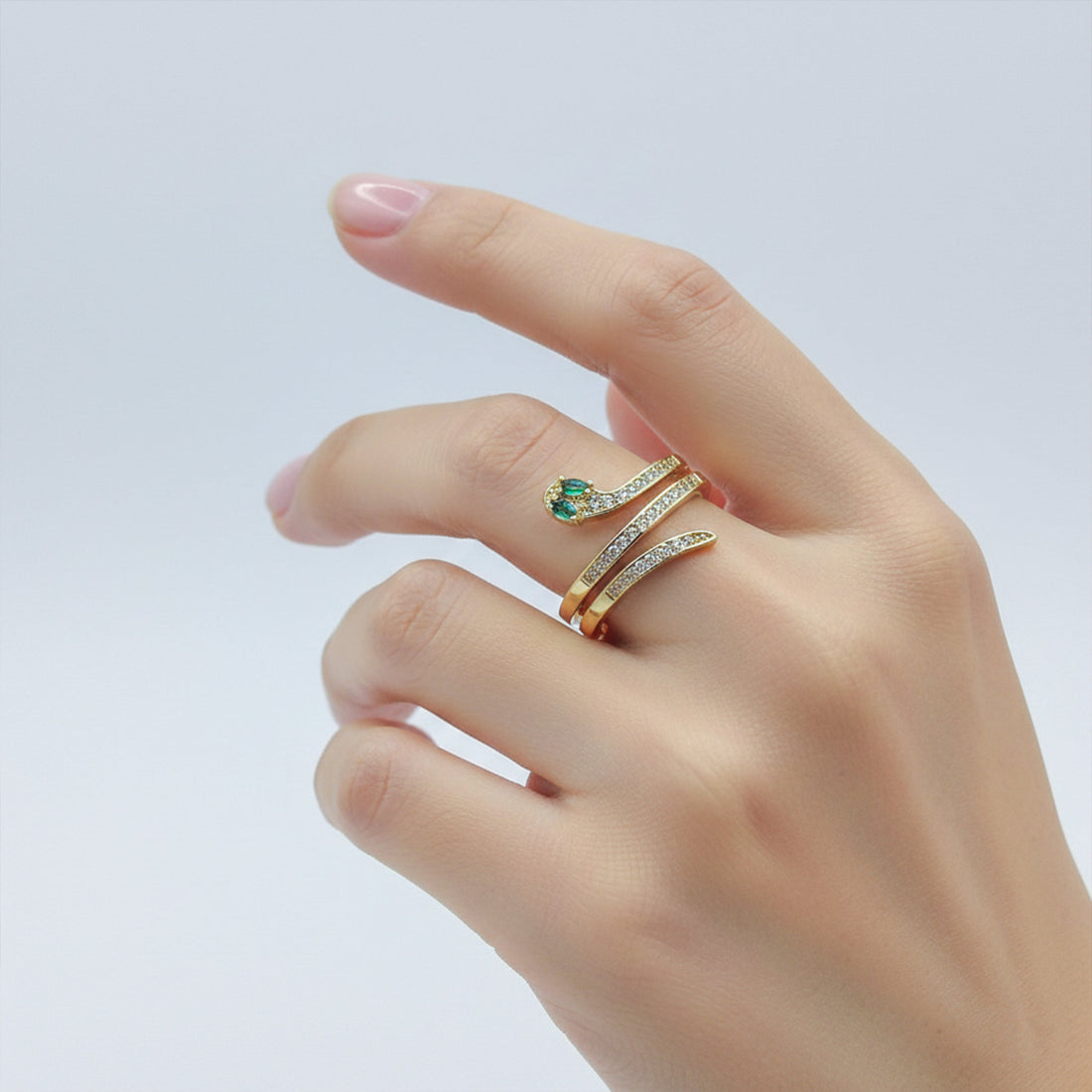 Gold Verde Serpent Band GWR -59