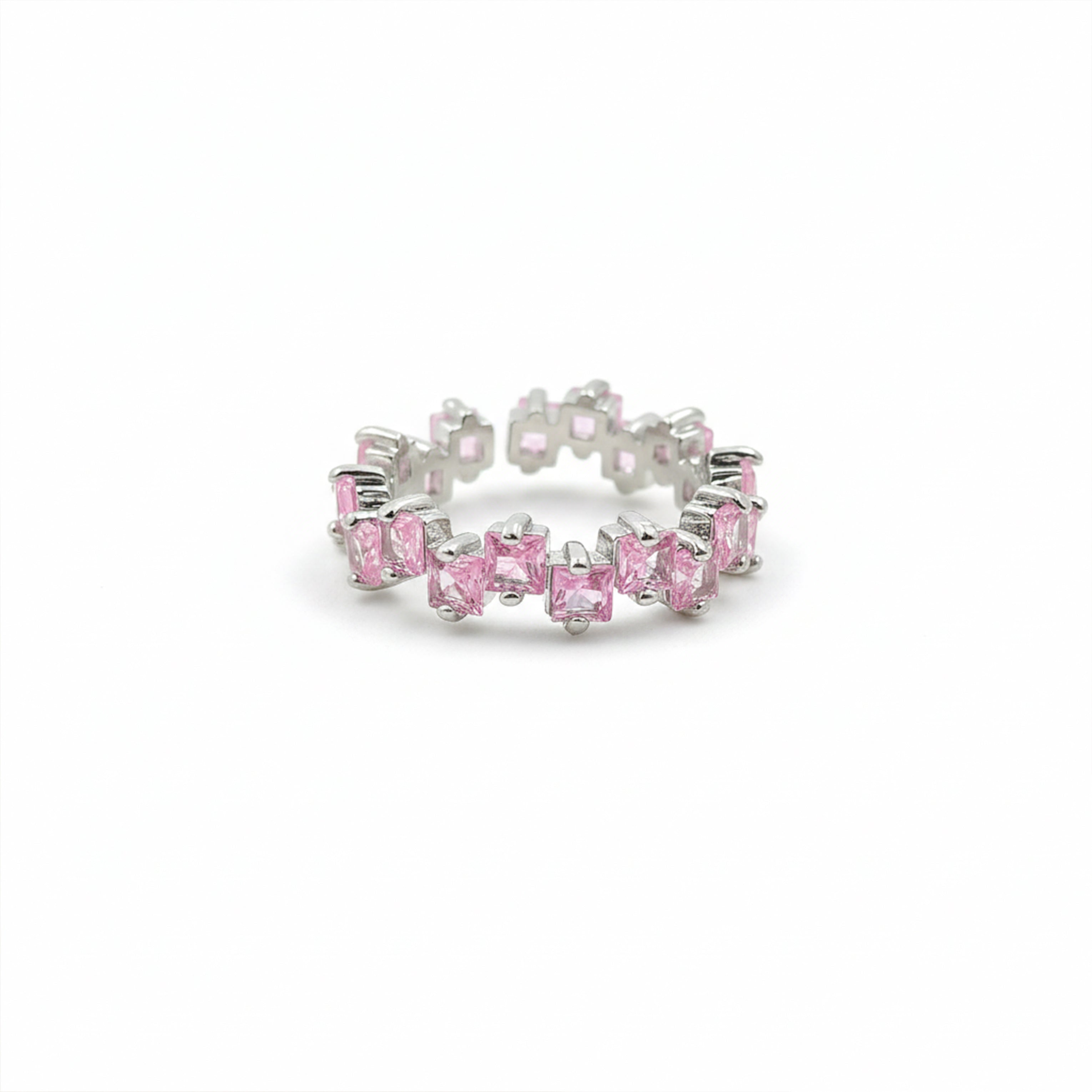 Rosette Square-Cut Eternity Band GWR -28