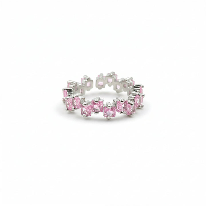 Rosette Square-Cut Eternity Band GWR -28