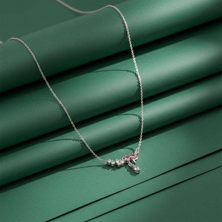 Silver-Tone Petite Bloom Women Link Set GWN -130