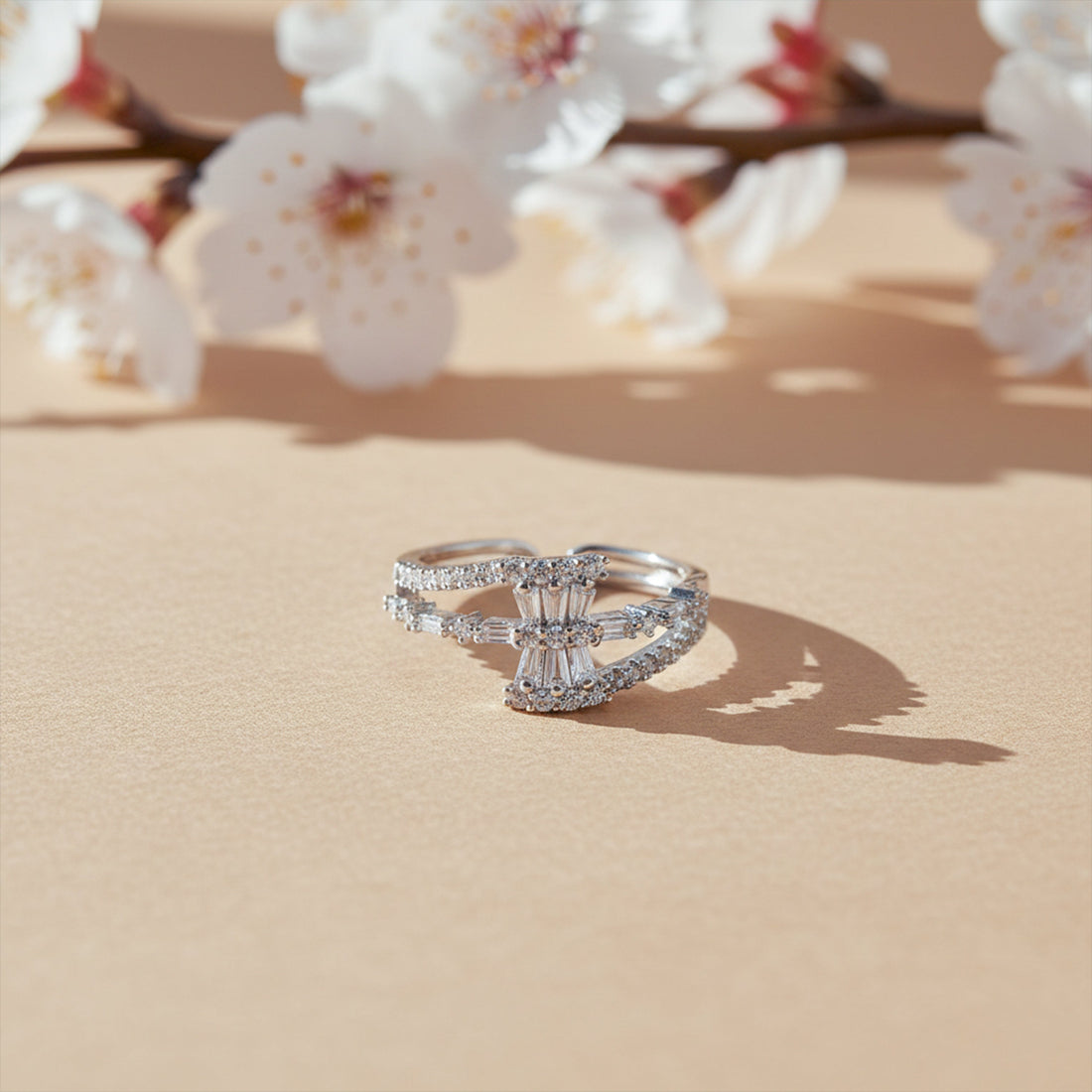 Silver Radiance Bow Band GWR -55