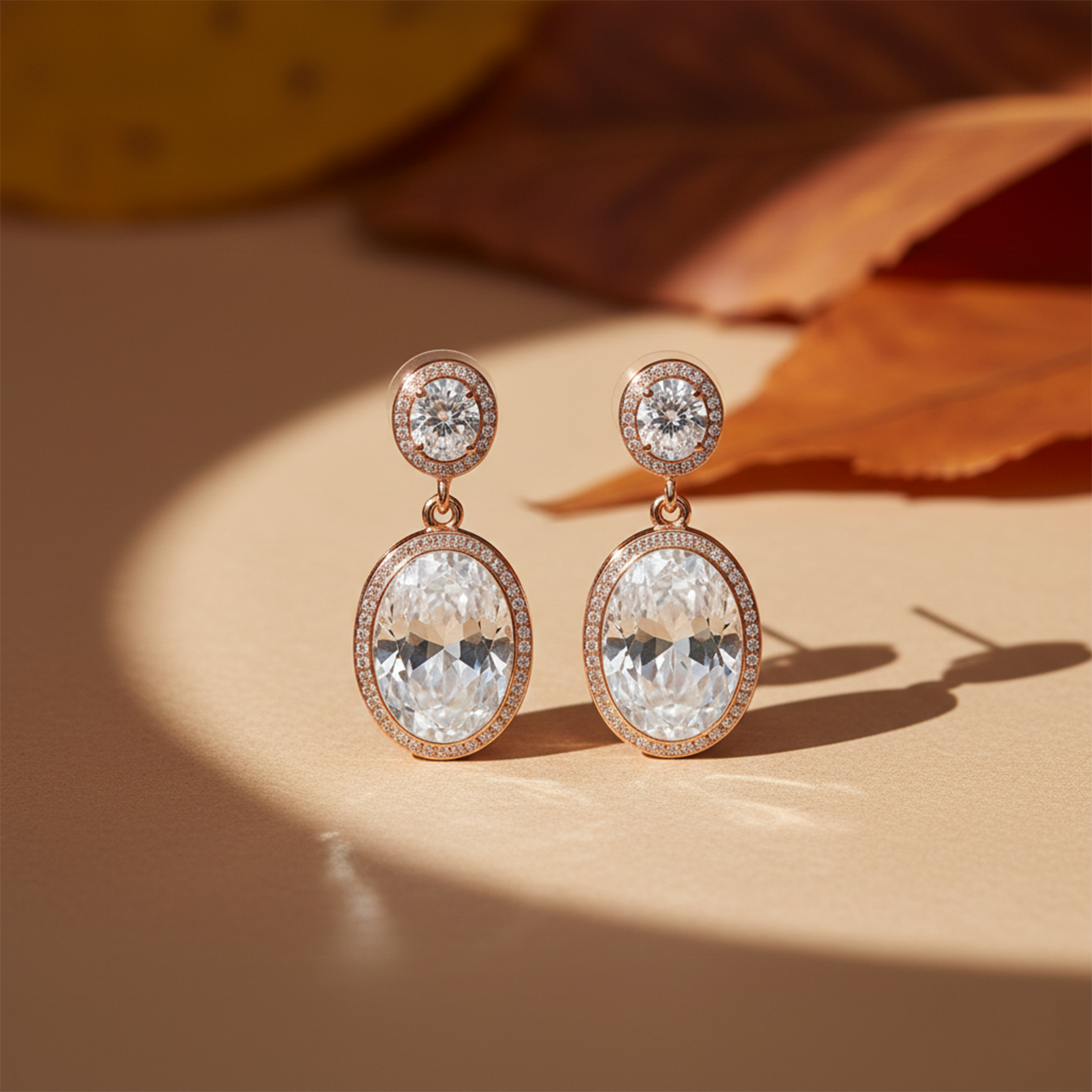 Amaya Cubic Zirconia Bloom Earring GWE -14