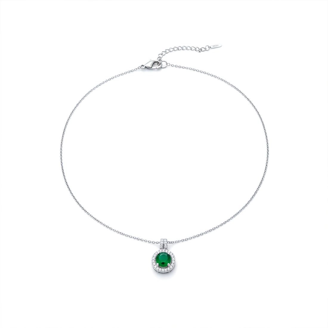 Silver Halo Necklace for women - Finora Jewels