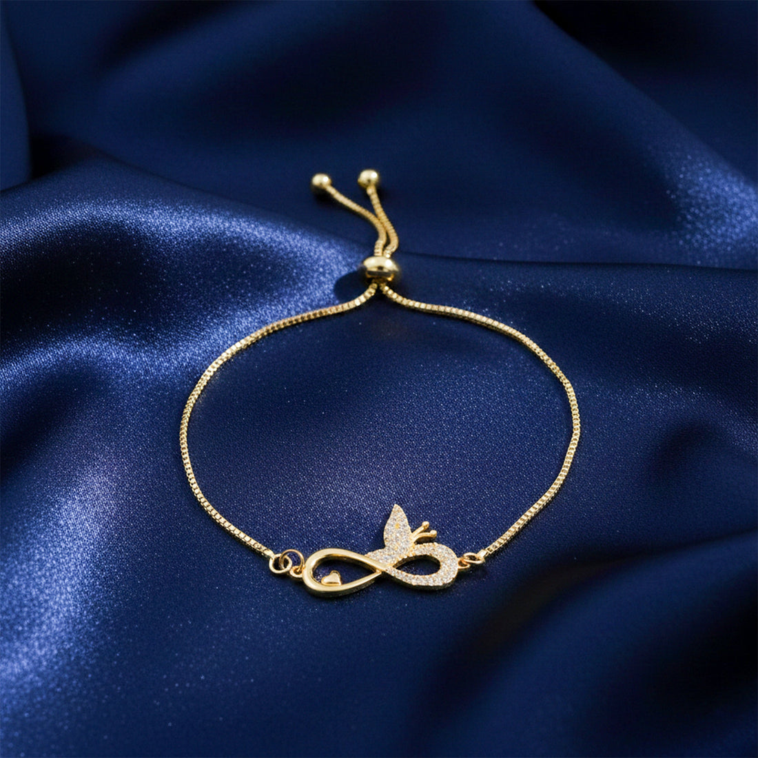 Women Bracelet Infinity Butterfly Gold jewellery - Finora Jewels