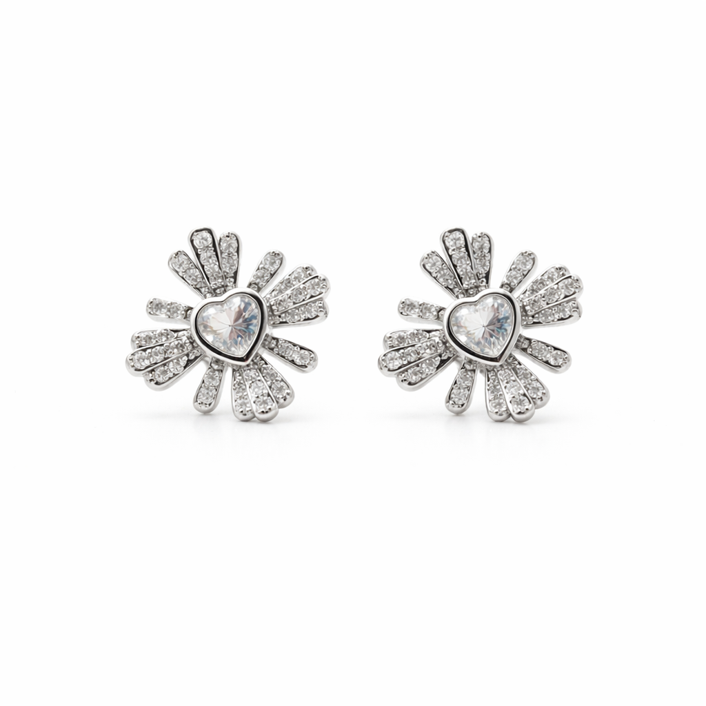 Luminous Love Bloom Studs GWE -104