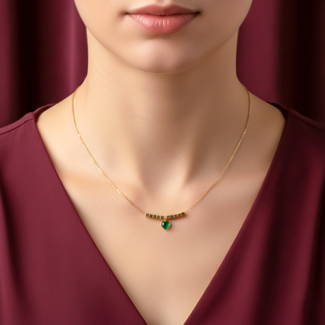 Verde-Jade Love Women Neckless GWN -70