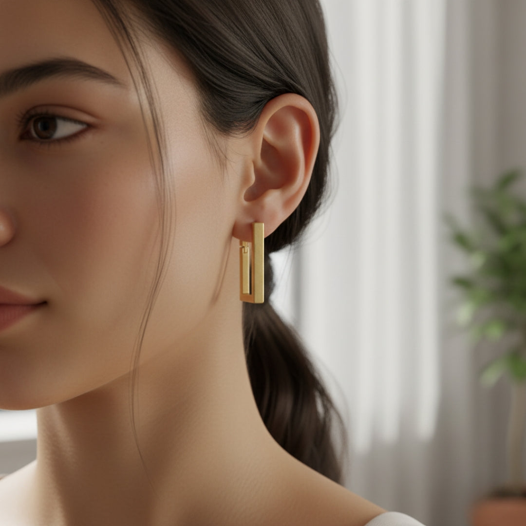Timeless Squre Women Earring GWE -9