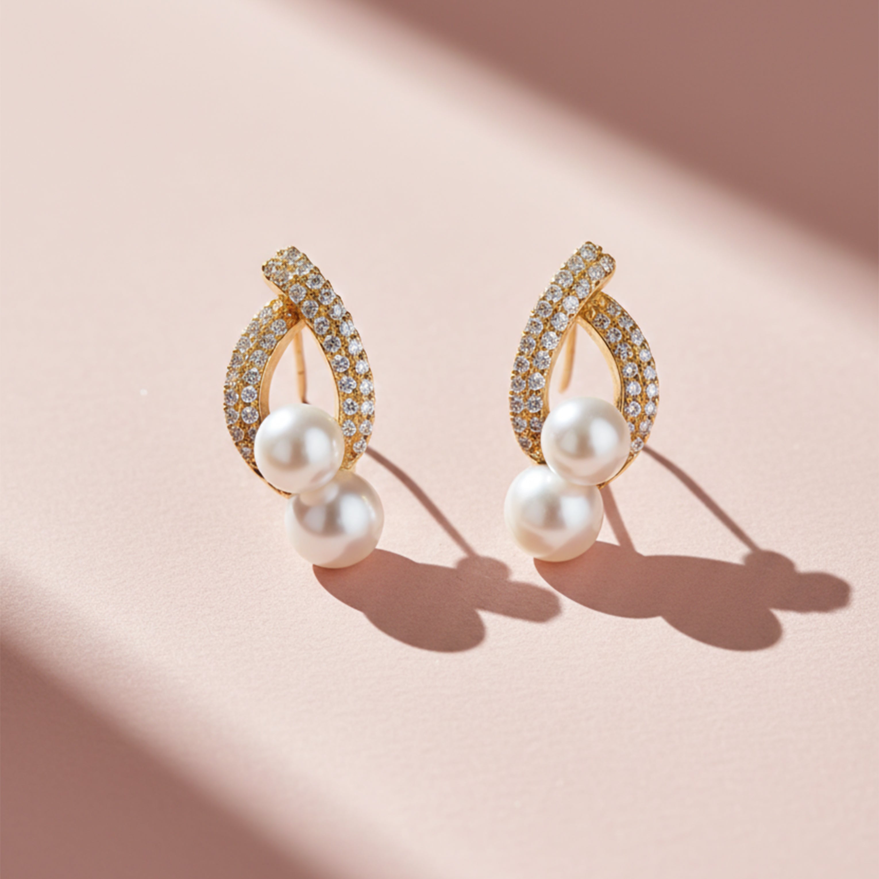 Aarika Moti Loop Earring GWE -30