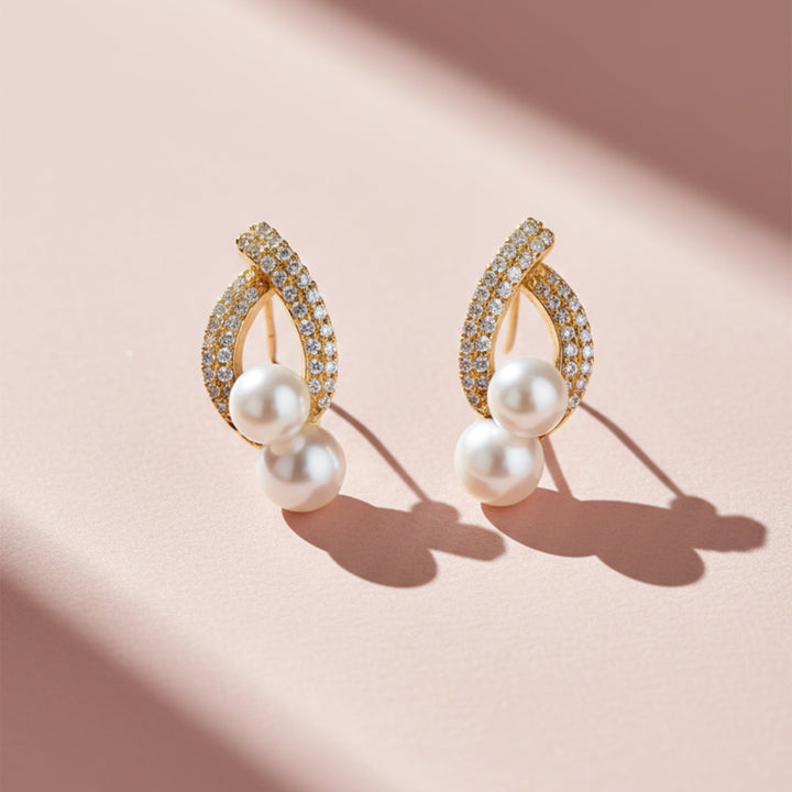 Aarika Moti Loop Earring GWE -30