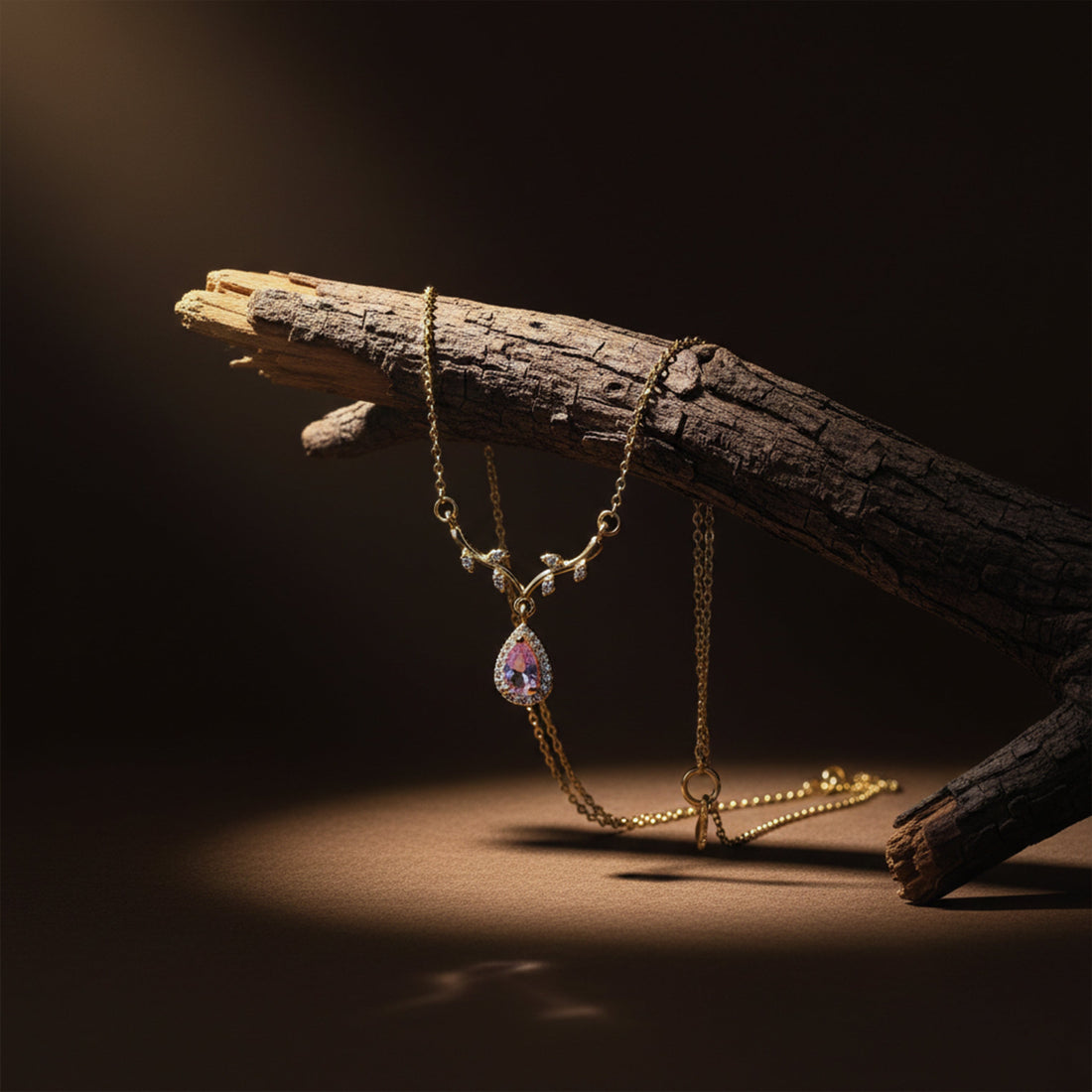 Vine Necklace for women in Gold - Finora Jewels