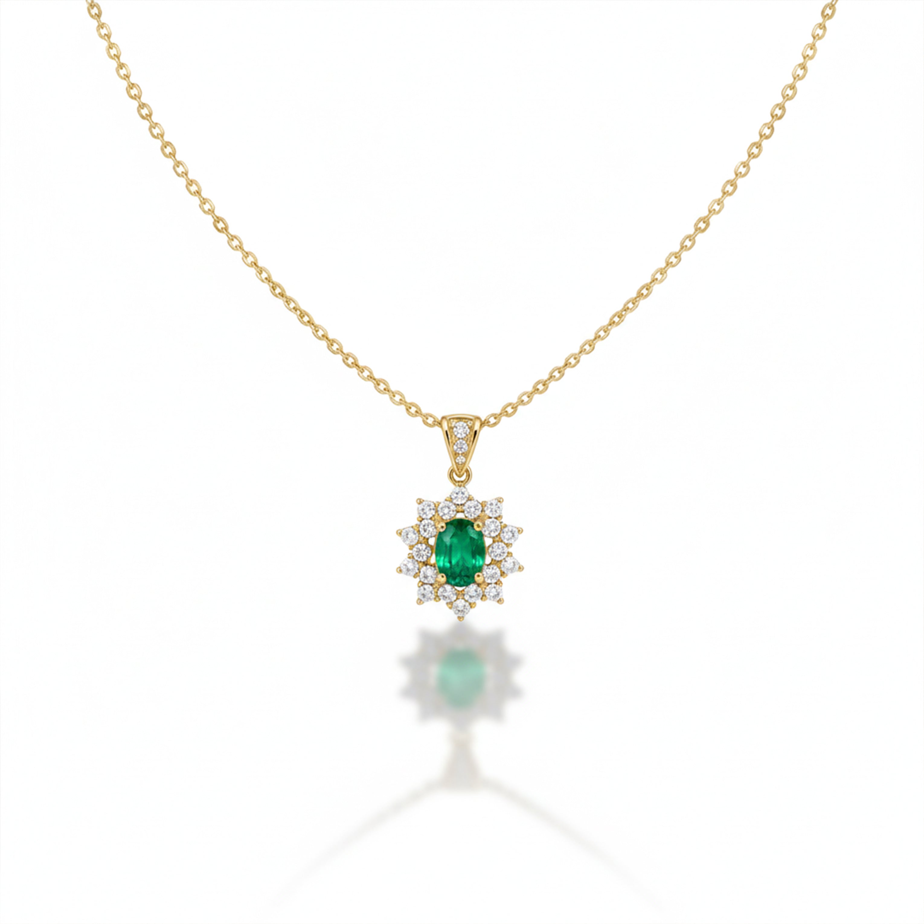 Verde-Cut Jade Gemstone Women Neckless GWN -92