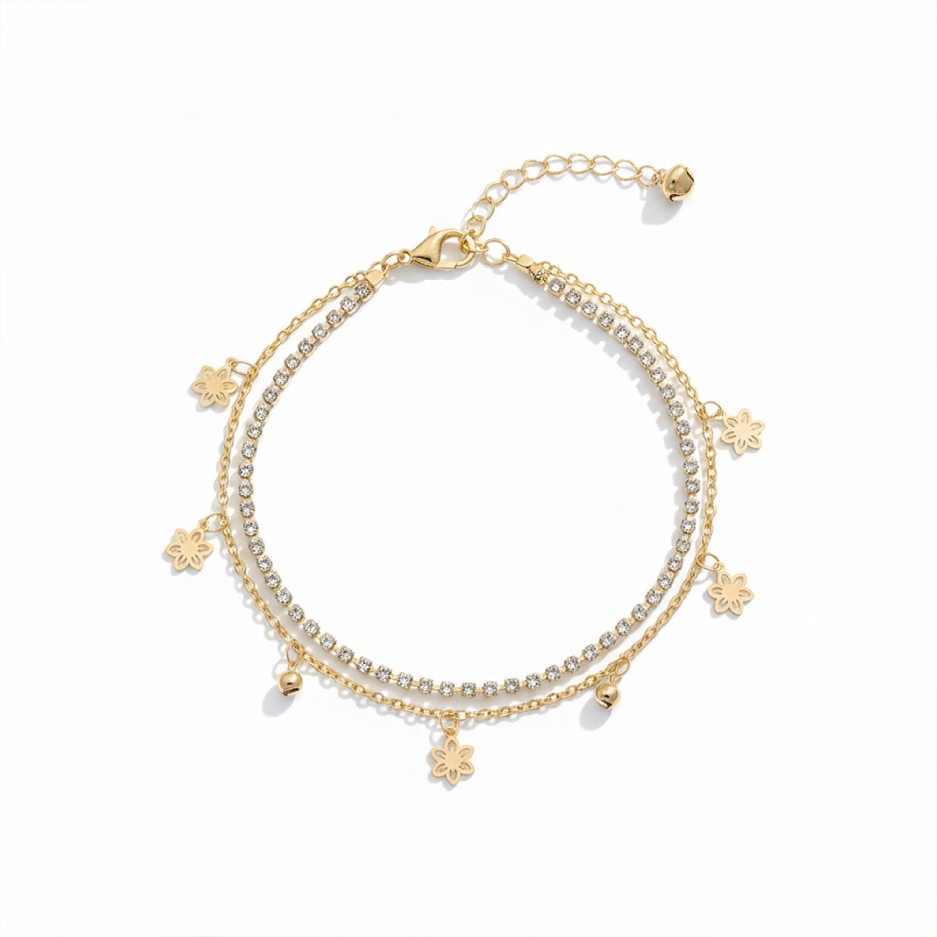 Cubic Zirconia Duo Tier Payal GWA -39