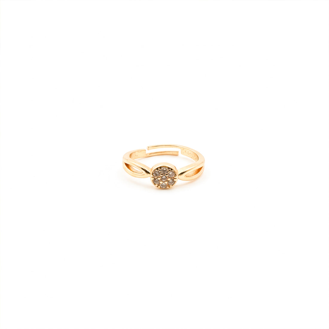 Gold-Toned Encircled Accent Band GWR -13