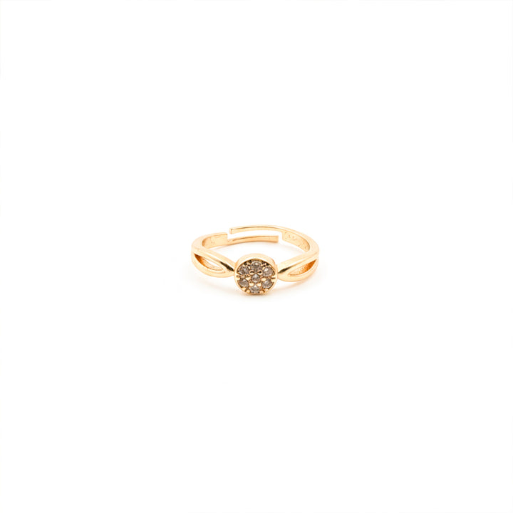 Gold-Toned Encircled Accent Band GWR -13