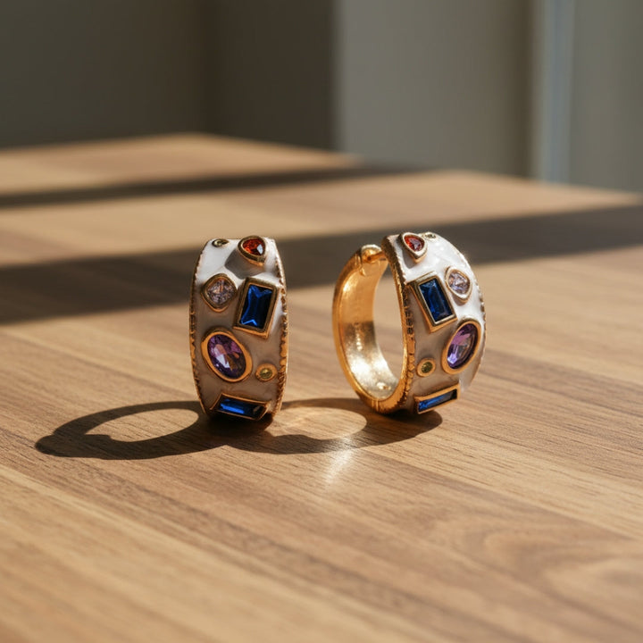 Resin Gems Earring